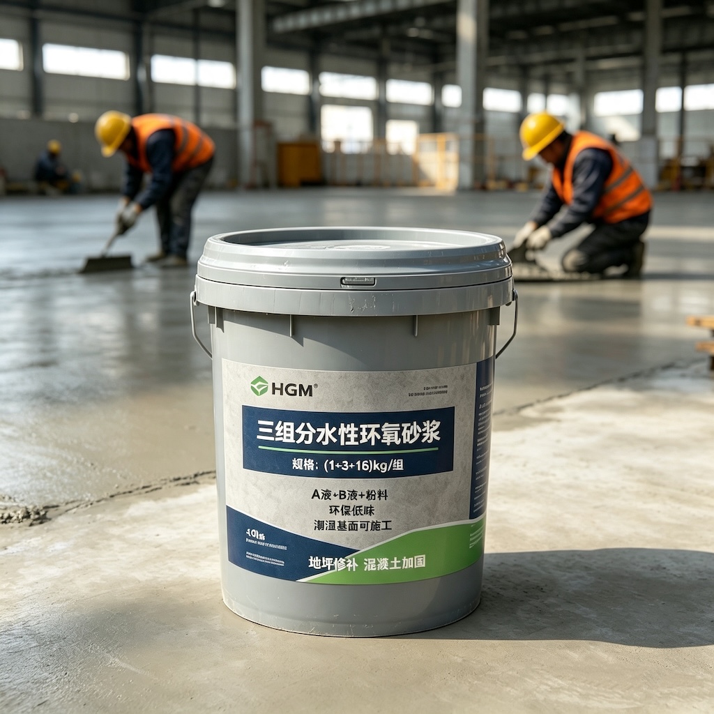 梁子湖三组份水性环氧砂浆